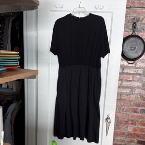 Nordstrom Classic Black Midi Dress